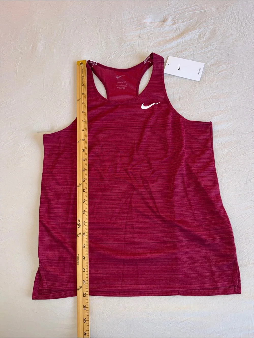 Nike Dri-FIT Performance Tank - Burgundy